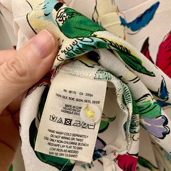 Maeve by Anthropologie Silk Bird shirt - Picture 5 of 5
